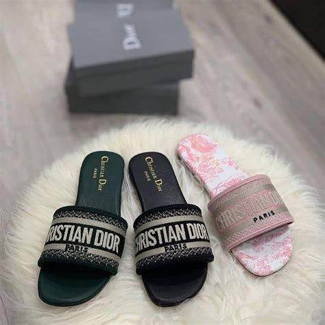 dior dway slides real vs fake|Dior slides for sale.